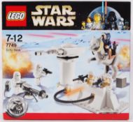 LEGO: An original Lego Star Wars set 7749 Echo Base. Boxed, factory sealed and unopened.