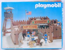 PLAYMOBIL; An original 1980's Made In West Germany Playmobil ' Fort Randall ' playset.