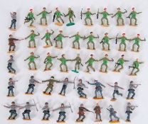 TIMPO; A collection of 43x Timpo (few others) soldiers - mostly American & German troops.