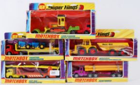 MATCHBOX SUPER KINGS: A collection of 5x Matchbox Super Kings diecast models; K-17, K-5, K-20, K-11,