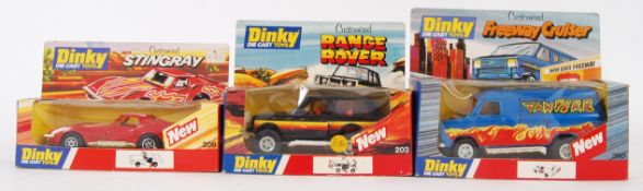 DINKY: A collection of 3x vintage Dinky ' Customised ' boxed diecast models,