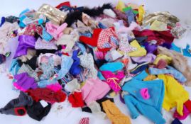 SINDY: A HUGE quantity of vintage Sindy clothing and accessories.