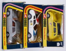 CORGI: A collection of 3x Corgi boxed diecast model cars to include 287 Citroen Dyane,