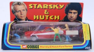 CORGI: An original vintage Corgi diecast model set 292 Starsky & Hutch Ford Torino set,