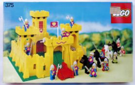 LEGO; An early Legoland Lego set 375 ' Castle ' (first release) set. In a near mint original box.