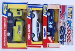 DINKY: A collection of 3x vintage Dinky boxed diecast models, including; 449 Johnston Roadsweeper,