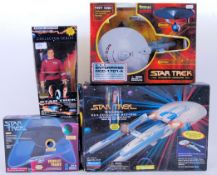 STAR TREK: A collection of 4x assorted Star Trek playsets / toys. Three being by Playmates.