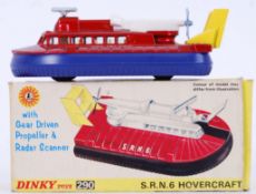 DINKY: An original vintage Dinky Toys diecast model No.290 SRN6 Hovercraft.
