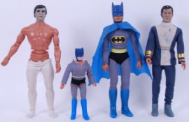MEGO: A good selection of original vintage retro Mego made action figures. Three being 12