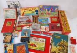 EDWARDIAN GAMES: A very good selection of Edwardian and period parlour games and board games etc,