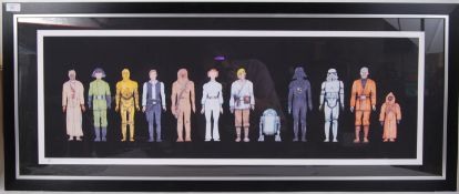 RARE STAR WARS FIRST 12 FIGURES CONCEPT ART: A rare limited edition (No.
