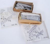 WHITE METAL KITS; Two vintage ' Pirate Models ' white metal model diecast kits,