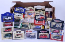 LLEDO: A large collection of approx 50+ Lledo Days Gone advertising diecast model cars and vehicles.