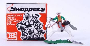 SWOPPETS: An original vintage Britains Swoppets 631 Cowboy ' Bank Robber, Mounted '.