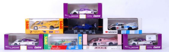 ONYX; A collection of 8x 1:43 scale Onyx diecast model cars - 012, 962C, 040, 041, 962C, 962-C, 042.