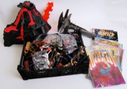 STAR WARS; A collection of contemporary Star Wars action figures, accessories,