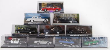 EAGLEMOSS JAMES BOND: A good collection of 10x Eaglemoss made James Bond 007 diorama diecast model