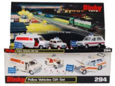 RARE DINKY 294 POLICE GIFT SET: A fantastic rare vintage Dinky 294 Police Vehicles Gift Set.