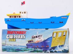 MATCHBOX CAR FERRY; A rare and original vintage Matchbox Car Ferry ' With Four Superfast '.