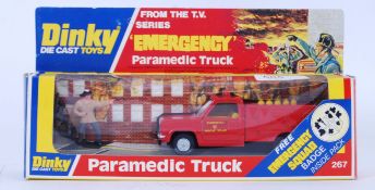 DINKY: An original vintage Dinky diecast model 267 Emergency Paramedic Truck.