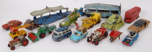 DIECAST: A collection of assorted loose vintage diecast to include mostly vintage Dinky,