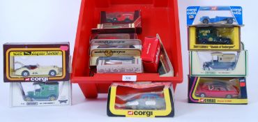 DIECAST: A collection of assorted vintage boxed diecast models to include Corgi, Corgi 286, 276,