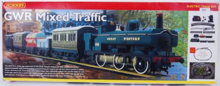 HORNBY: A Hornby 00 gauge GWR Mixed Traffic railway trainset R1000. Within the original box.