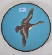 A stunning Japanese cloisonne enamel cha