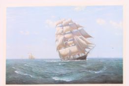 An unframed Derek Gardner ' Off the Eddy