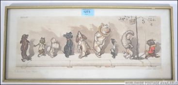 A Boris O'Klein lithograph engraving ent