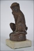 An early 20th century bronze figurine of
