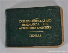 A small booklet dating 9th Feb 1938 enti