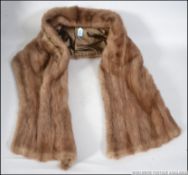 A quality long and wide fully lined mink