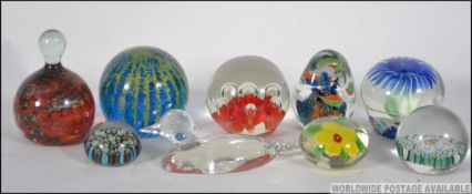 Paper weights , a mixed lot , including