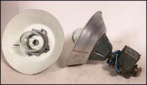 A pair of mid century Industrial factor