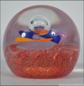 A Caithness ' Wheel of Fortune ' glass p