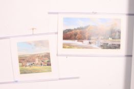 2 unframed Barnfather limited edition pr