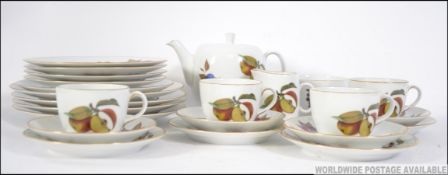 A good Royal Worcester Evesham tea servi