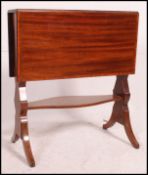 An Edwardian mahogany inlaid sutherland