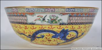 A Chinese famille / juane rose bowl wit