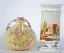 An Austrian squat 3 handled Ivory blush