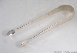 A pair of Georgian 18th century silver h