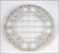 A Mappin & Webb silver mounted glass tea