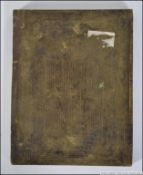 A large early 20th century brass printer