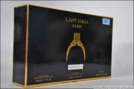 An unused boxed promotional perfume set