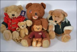 A selection of Harrods stuffed toy teddy