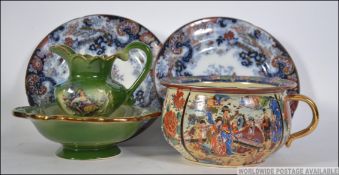 Mixed lot of ceramics to include Staffor