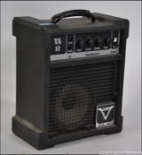 A contemporary music guitar amp marked V