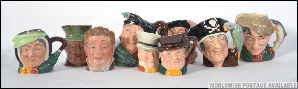 A collection of toby jugs to include Sai