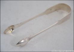 A pair of Georgian 18th century silver h